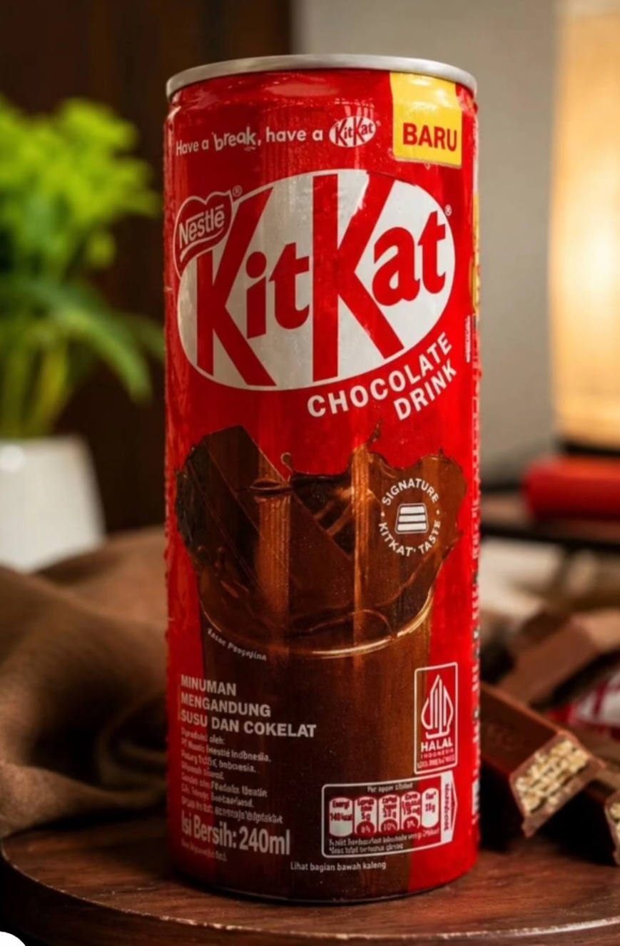 نوشیدنی شیر کاکائو قوطی کیت کت (KitKat) 220 میل  🥛🍫